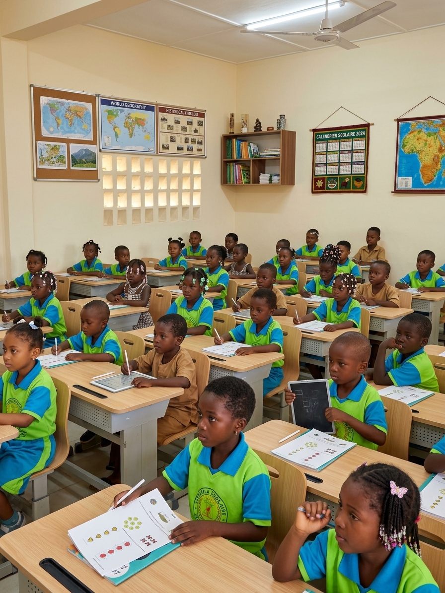 Élèves en classe